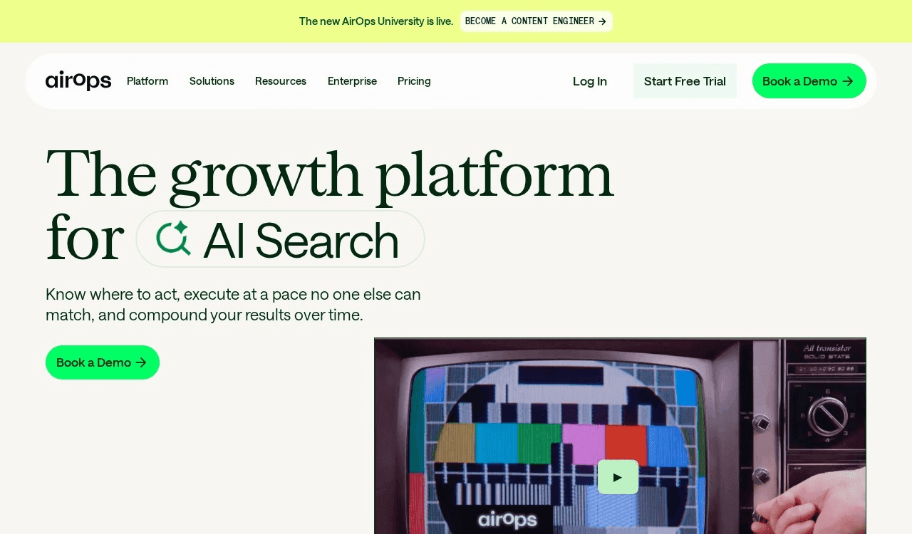 AirOps product screenshot