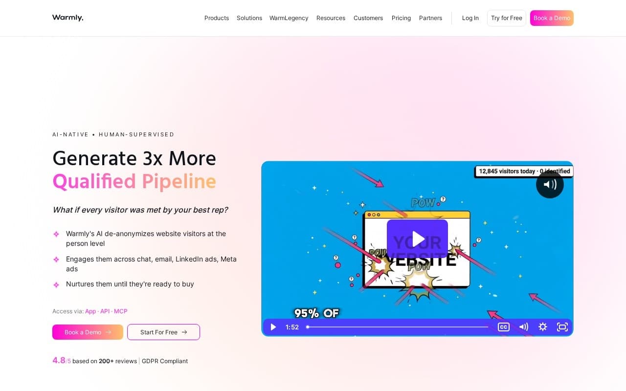 Warmly product screenshot